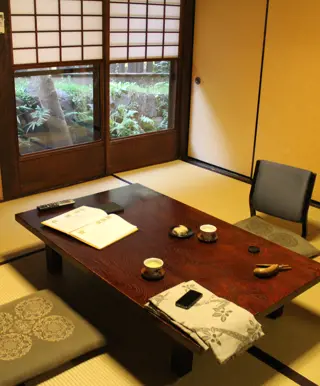 In einem traditionellen, Japanischem Gasthaus schlafen